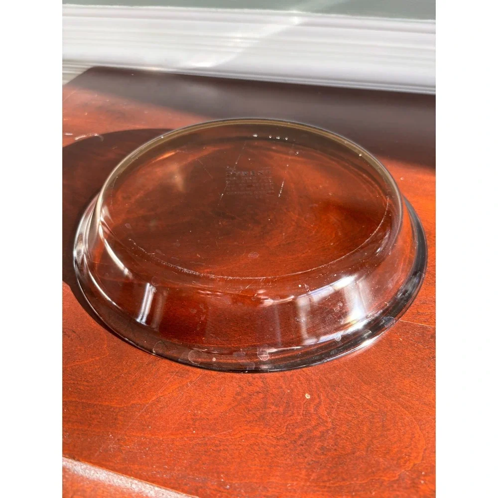 Vintage PYREX #209 Glass Amber Pie Plate Baking Dish